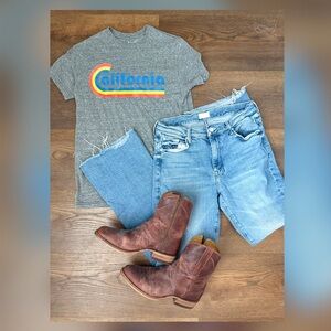 🍄SOLD🍄 MOTHER Weekender Fray Jeans